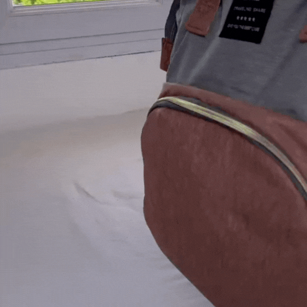 CunaCloud™ - Mochila Cambiador 3-en-1 para Bebés