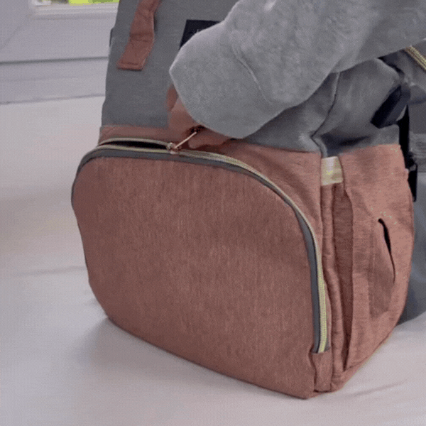 CunaCloud™ - Mochila Cambiador 3-en-1 para Bebés