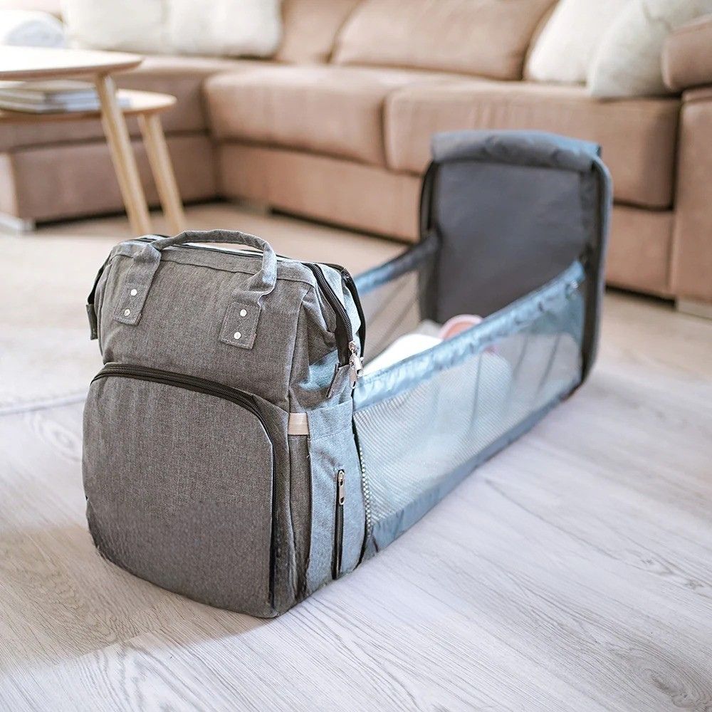 CunaCloud™ - Mochila Cuna 3-en-1 para Bebés