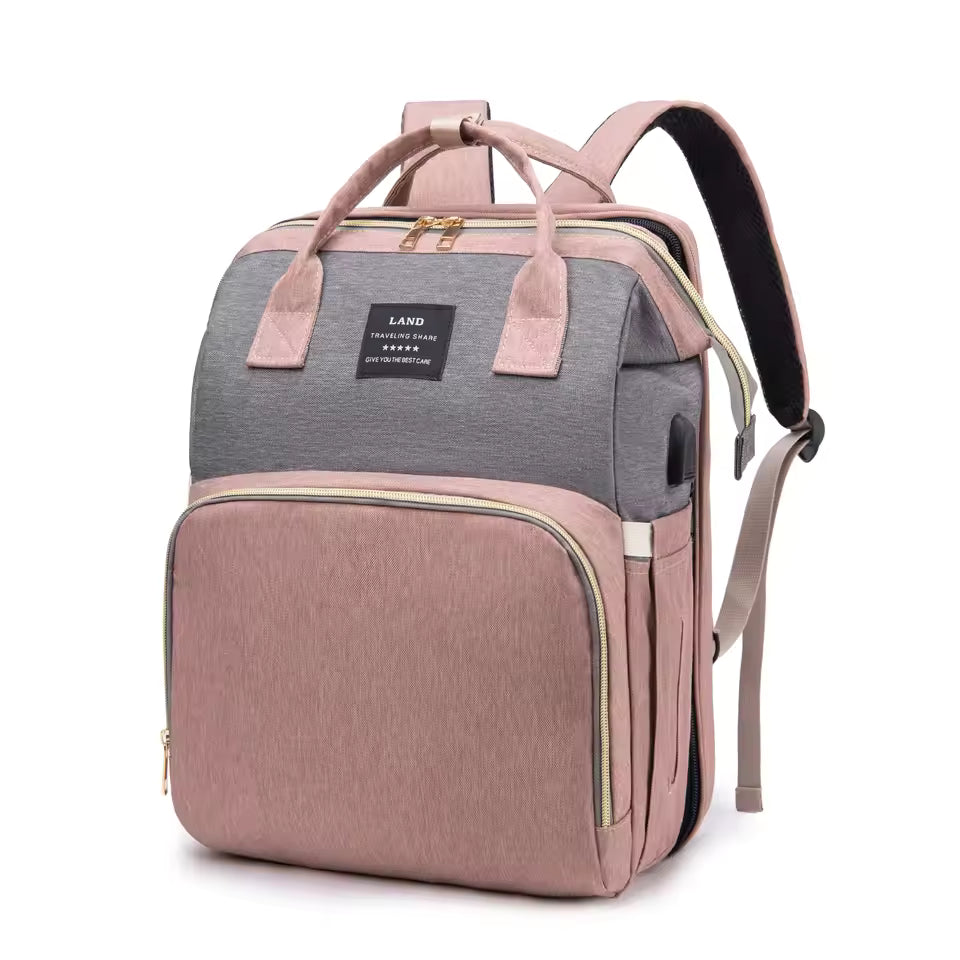 CunaCloud™ - Mochila Cambiador 3-en-1 para Bebés