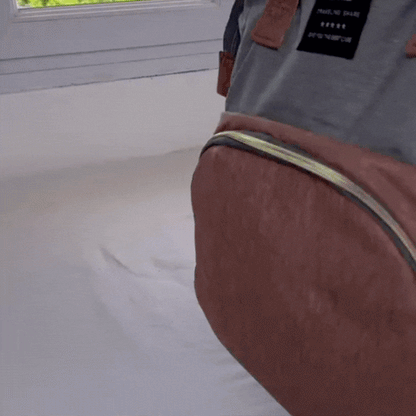 CunaCloud™ - Mochila Cambiador 3-en-1 para Bebés