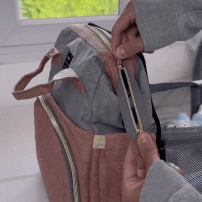 CunaCloud™ - Mochila Cambiador 3-en-1 para Bebés